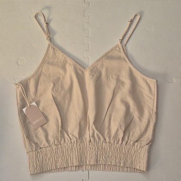 NWT JACKSON ROWE Rarity Linen blend Tank - Picture 5 of 9